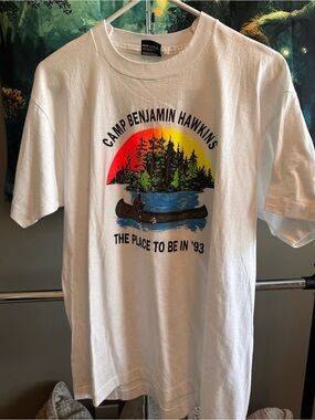 White Camp Benjamin Hawkins Graphic T-Shirt